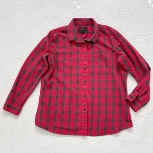 Filson Women's Washed Alaskan‎ Guide Shirt, Flame Grey